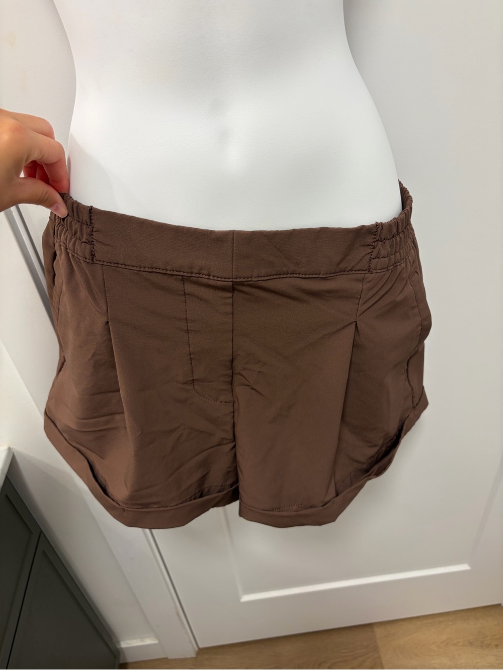Streetwear Society Brown Women's Athletic Drawstring Shorts